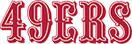San Francisco 49ers Text Logo - 1972 - 2004